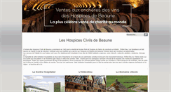 Desktop Screenshot of hospices-de-beaune.com